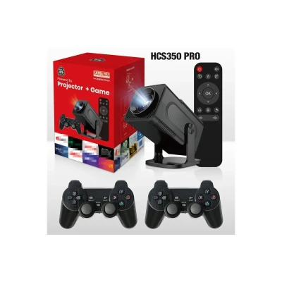 Проектор (HCS350 PRO) з іграми та джойстиками Android 11