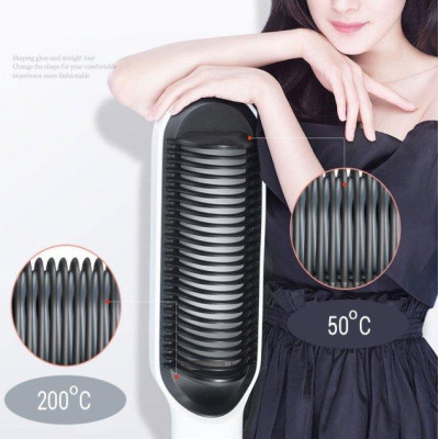 Електрична гребінець-випрямляч Hair Straightener HQT-909 щітка для укладання волосся