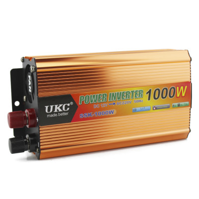 Перетворювач 12V на 220В, автомобільний інвертор 1000W UKC AC/DC SSK