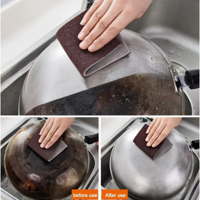 Абразивна губка для чищення посуду sandpaper AND-5599
