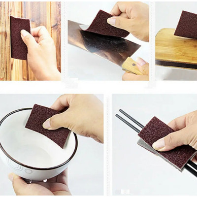 Абразивна губка для чищення посуду sandpaper AND-5599