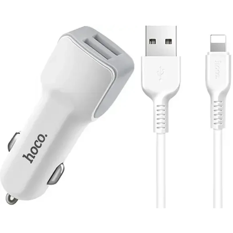 Адаптер ОЗУ Hoco Z23 dual-port car charger 2USB 2.4A
