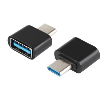 Адаптер перехідник OTG USB Type-C Black