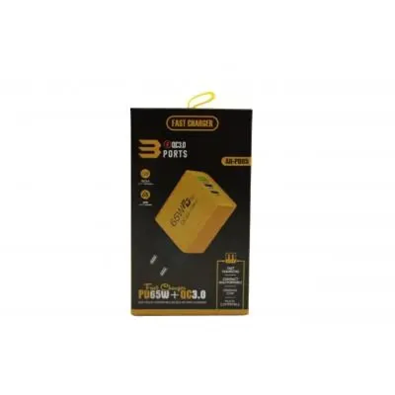 Адаптер USB та 2 TYPE C 65W