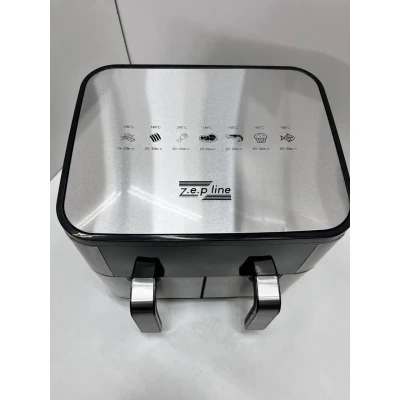 Аерофритюрниця на 2 чаші Zepline ZP-209 з потужністю 4000Вт на 12л