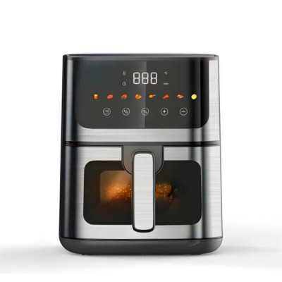 Аерогриль Rainberg RB 2268 4200W аерофрітюрниця безмасляна для приготування без олії з регулюванням температури 8 л Аерогриль Rainberg RB 2268 4200W аерофрітюрниця безмасляна для приготування без олії з регулюванням температури 8 л