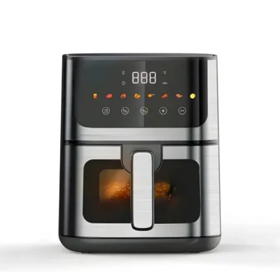 Аерогриль Rainberg RB 2268 4200W аерофритюрниця безмасляна для приготування без олії з регулюванням температури 8 л