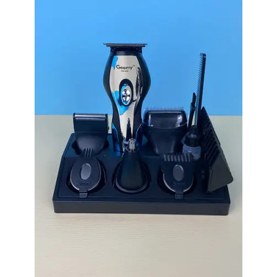 Акумуляторна машинка бритва та триммер в одному USB зарядку з індикатором + підставка