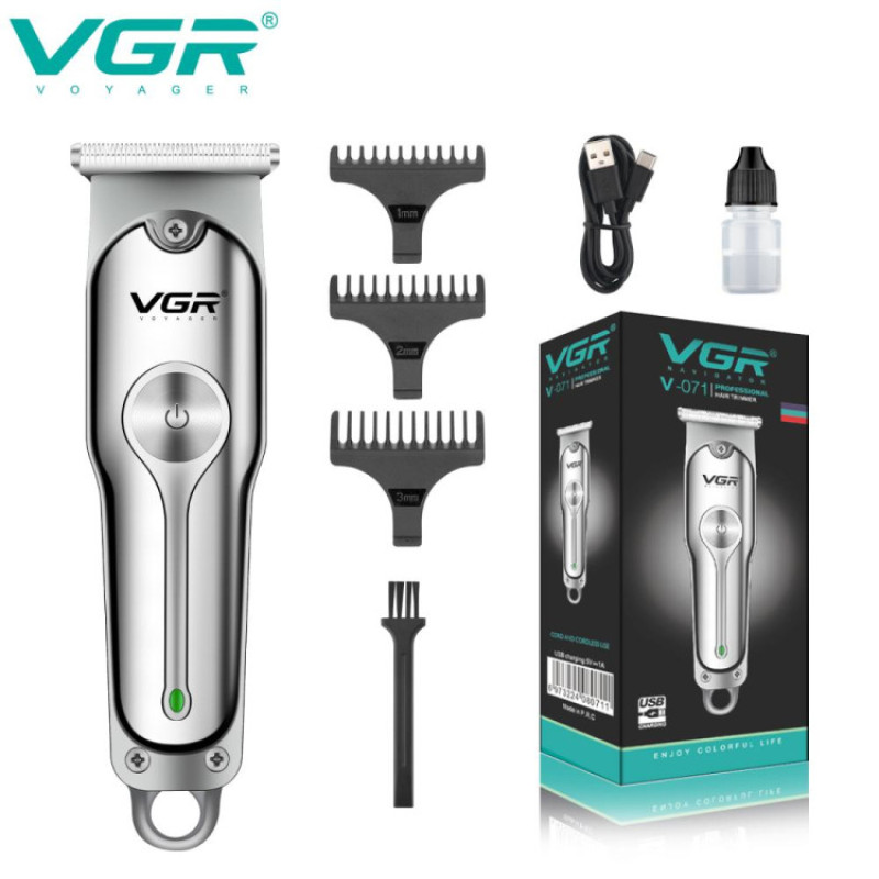 Акумуляторна машинка для стрижки волосся VGR V-071