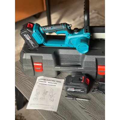 Акумуляторна міні електрична Electric chain saw 8 дюймів