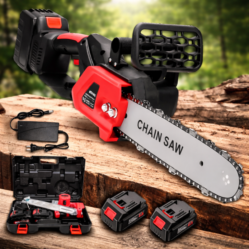 Акумуляторна ланцюгова пилка Electric SAW 16 дюймів у валізі + 2 акумулятори RED