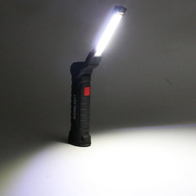 Акумуляторний ліхтар лампа світильник WORKLIGHT W-52 складаний (від USB/з МАГНІТОМ/з гачком)