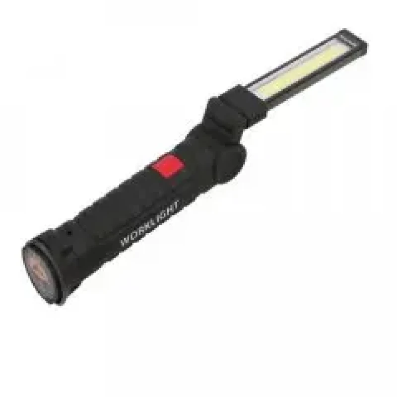 Акумуляторний ліхтар лампа світильник WORKLIGHT W-52 складаний (від USB/з МАГНІТОМ/з гачком)