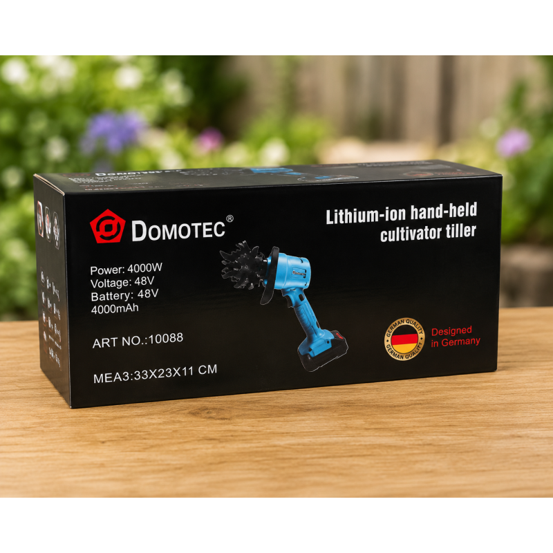 Акумуляторний міні культиватор DOMOTEC 48V 4000W / Міні культиватор акумуляторний