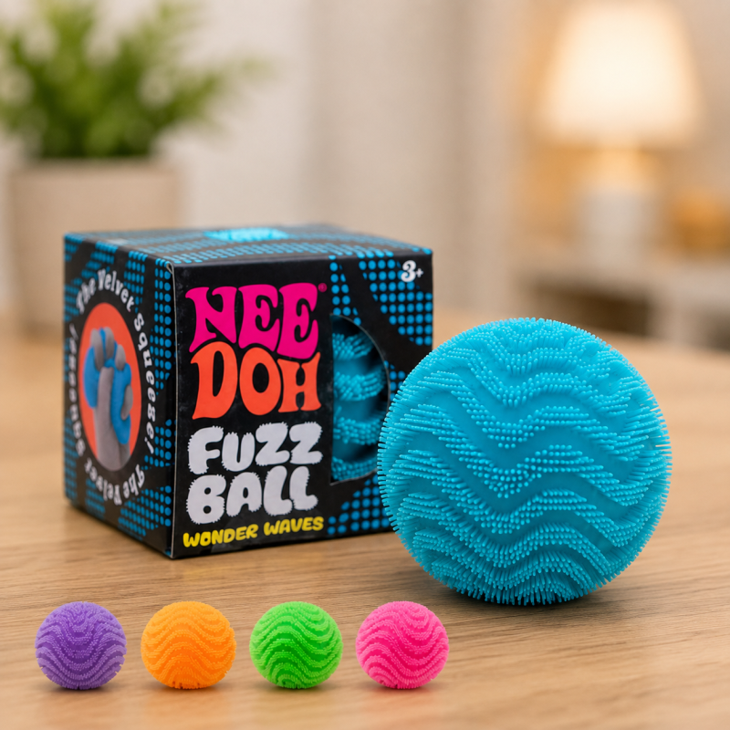 Антистрес NeeDoh Fnzz Ball / Тактильний м'ячик / Сенсорний м'ячик, іграшка-антистрес