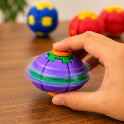 Антистрес спіннер / Механічна обертова кулька-спіннер Spin Ball / Прес-спіннер