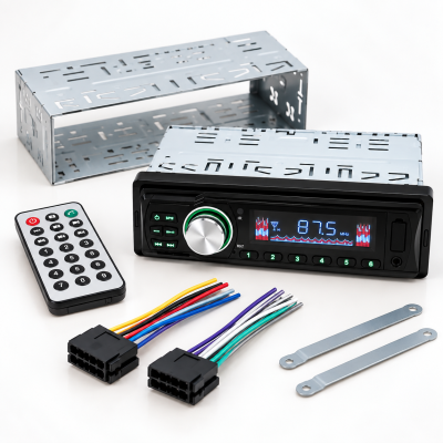 Автомагнітола 1DIN 2035 / Автомобільна магнітола з пультом / Магнітола USB/SD/FM/AUX