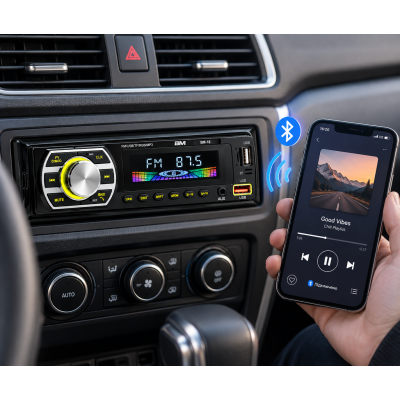 Автомагнітола MP3 BM-18 BOSCHMANN / Магнітола з пультом дистанційного керування / Автомагнітола з Bluetooth Автомагнітола MP3 BM-18 BOSCHMANN / Магнітола з пультом дистанційного керування / Автомагнітола з Bluetooth
