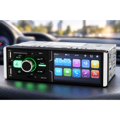 Автомагнітола MP5 4064T / Автомагнітола з екраном 4.1", 1DIN / Магнітофон в машину Bluetooth