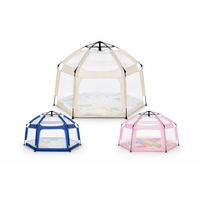 Автоматичний намет-манеж з москітними сітками та килимком / Дитячий манеж для вулиці та будинку 146х127х110 см