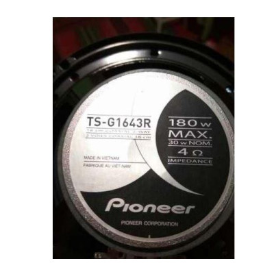 Автомобільна акустика, колонки Pioneer TS 1643 (180W) 2 смугові
