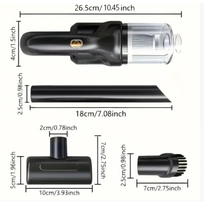 Автомобільний бездротовий пилосос Car vacuum cleaner AND XL-1452