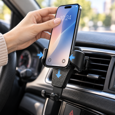 Автомобільний утримувач телефону для вентиляційного отвору / Universal Gravity Air Vent Car Mount / Універсальний автоутримувач Автомобільний утримувач телефону для вентиляційного отвору / Universal Gravity Air Vent Car Mount / Універсальний автоутримувач