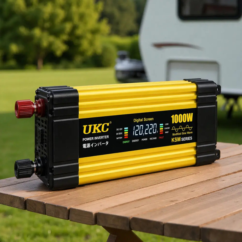 Перетворювач автомобільний інвертор UKC AC/DC UPS 1300 Вт