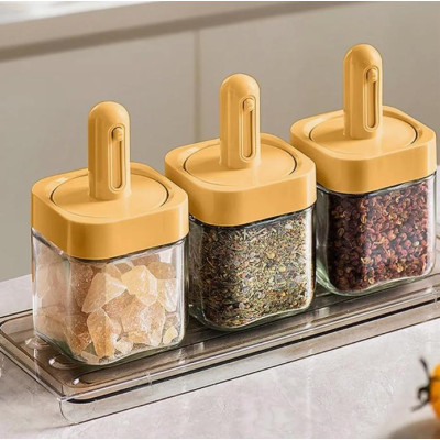 Баночки для приправ 3 шт., спецівниця Spice Tin