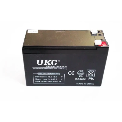 Батарея свинцево-кислотна UKC WST-9.0 12 V 9 Ah Black