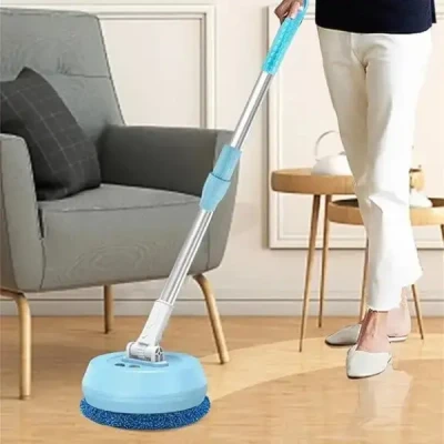 Бездротова акумуляторна швабра з двома насадками Wireless Cleaner AA102 /Акумуляторна швабра для дому