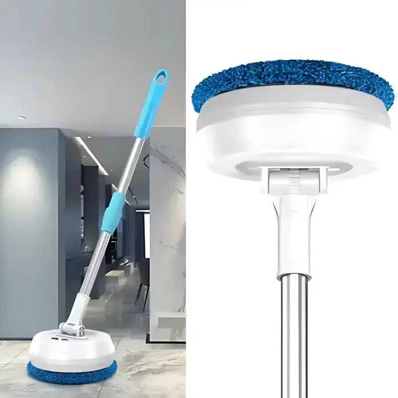 Бездротова акумуляторна швабра з двома насадками Wireless Cleaner AA102 /Акумуляторна швабра для дому