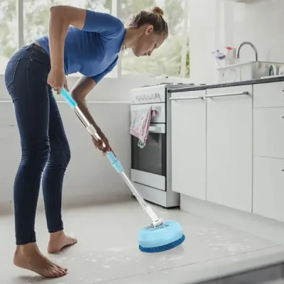Бездротова акумуляторна швабра з двома насадками Wireless Cleaner AA102 /Акумуляторна швабра для дому