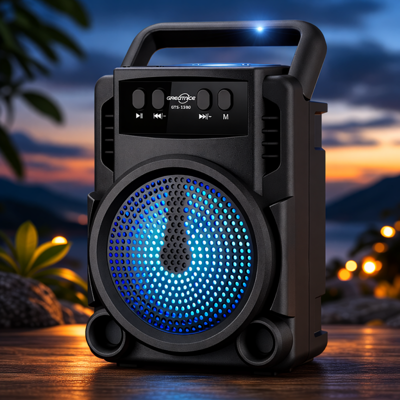 Бездротова портативна колонка GTS-1360 Dual 3"