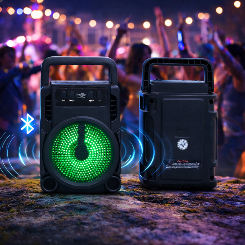 Бездротова портативна колонка GTS-1360 Dual 3"
