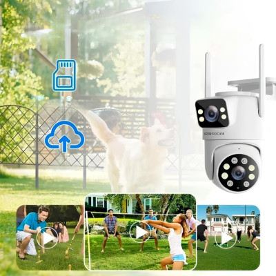 Бездротова поворотна WiFi камера SZSINOCAM TY-Q2 O-KAM Pro / Зовнішня камера відеоспостереження Бездротова поворотна WiFi камера SZSINOCAM TY-Q2 O-KAM Pro / Зовнішня камера відеоспостереження