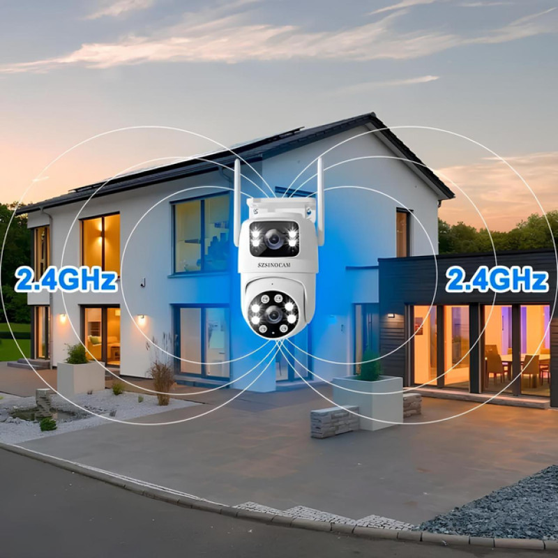 Бездротова поворотна WiFi камера SZSINOCAM TY-Q2 O-KAM Pro / Зовнішня камера відеоспостереження