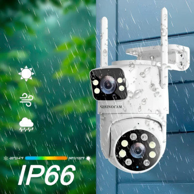 Бездротова поворотна WiFi камера SZSINOCAM TY-Q2 O-KAM Pro / Зовнішня камера відеоспостереження Бездротова поворотна WiFi камера SZSINOCAM TY-Q2 O-KAM Pro / Зовнішня камера відеоспостереження