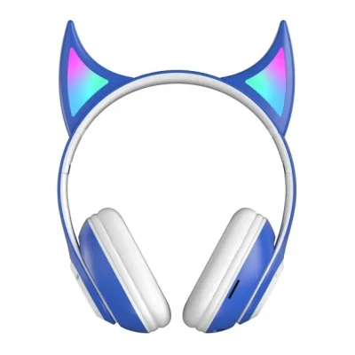 Бездротові дитячі Навушники з Вушками з підсвічуванням з MicroSD Ear STN-25 Bluetooth