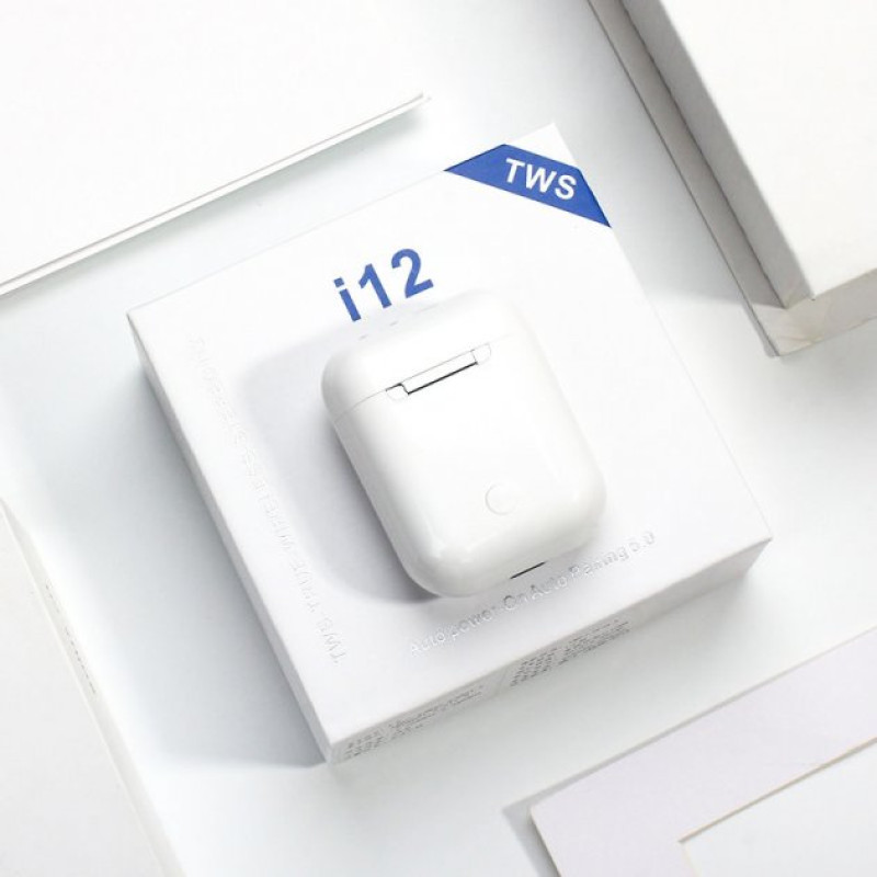 Бездротові сенсорні навушники i12 TWS