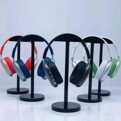 Червоні Бездротові повнорозмірні Bluetooth навушники Macaron P9 Max