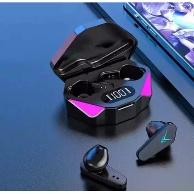 Бездротові ігрові навушники X 15 з RGB LED підсвічуванням та шумоподавленим