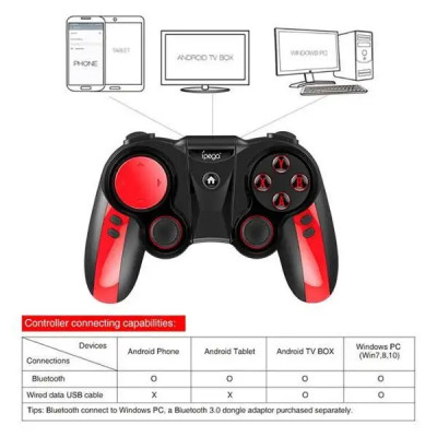 Бездротовий ігровий джойстик для смартфона Ipega PG-9078, Bluetooth Gamepad для IOS, Android Бездротовий ігровий джойстик для смартфона Ipega PG-9078, Bluetooth Gamepad для IOS, Android