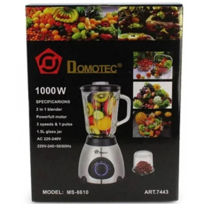 Блендер MS 6610 STAINLESS 220V/1000w Блендер MS 6610 STAINLESS 220V/1000w