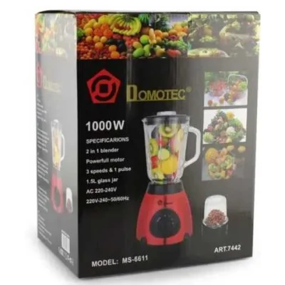 Блендер Domotec MS 6611 Червоний 1000w
