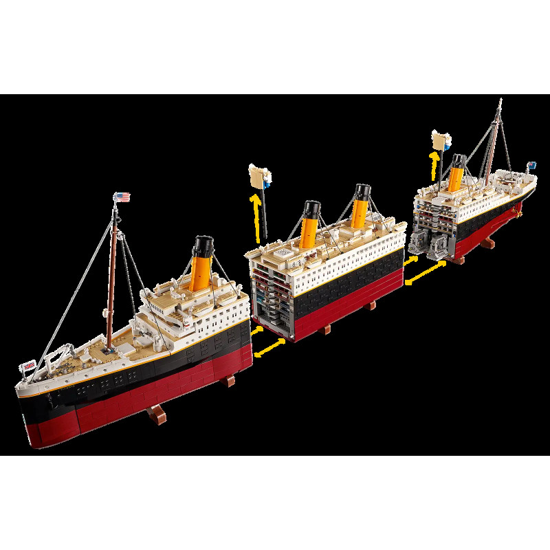 Блоковий конструктор Титанік 1.15 метра, 9090PCS