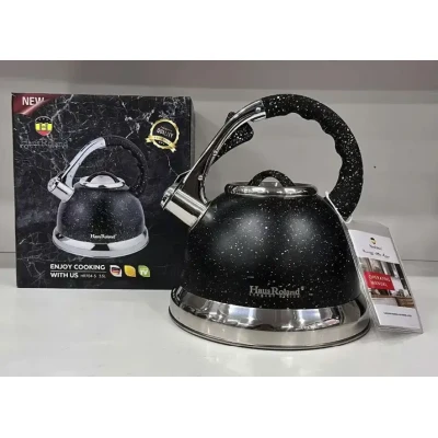 Чайник із гранітним покриттям із свистком Haus Roland HR 704-5 3,5 л із нержавіючої сталі