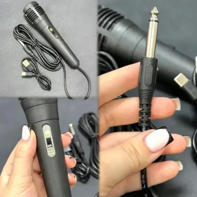 Бездротова караоке колонка з мікрофоном та RGB-підсвічуванням Sing-e ZQS8148