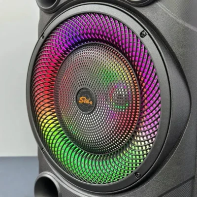 Бездротова караоке колонка з мікрофоном та RGB-підсвічуванням Sing-e ZQS8148