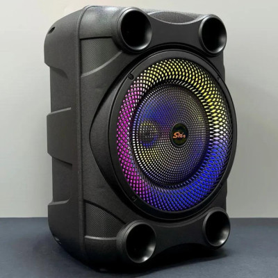 Бездротова караоке колонка з мікрофоном та RGB-підсвічуванням Sing-e ZQS8148